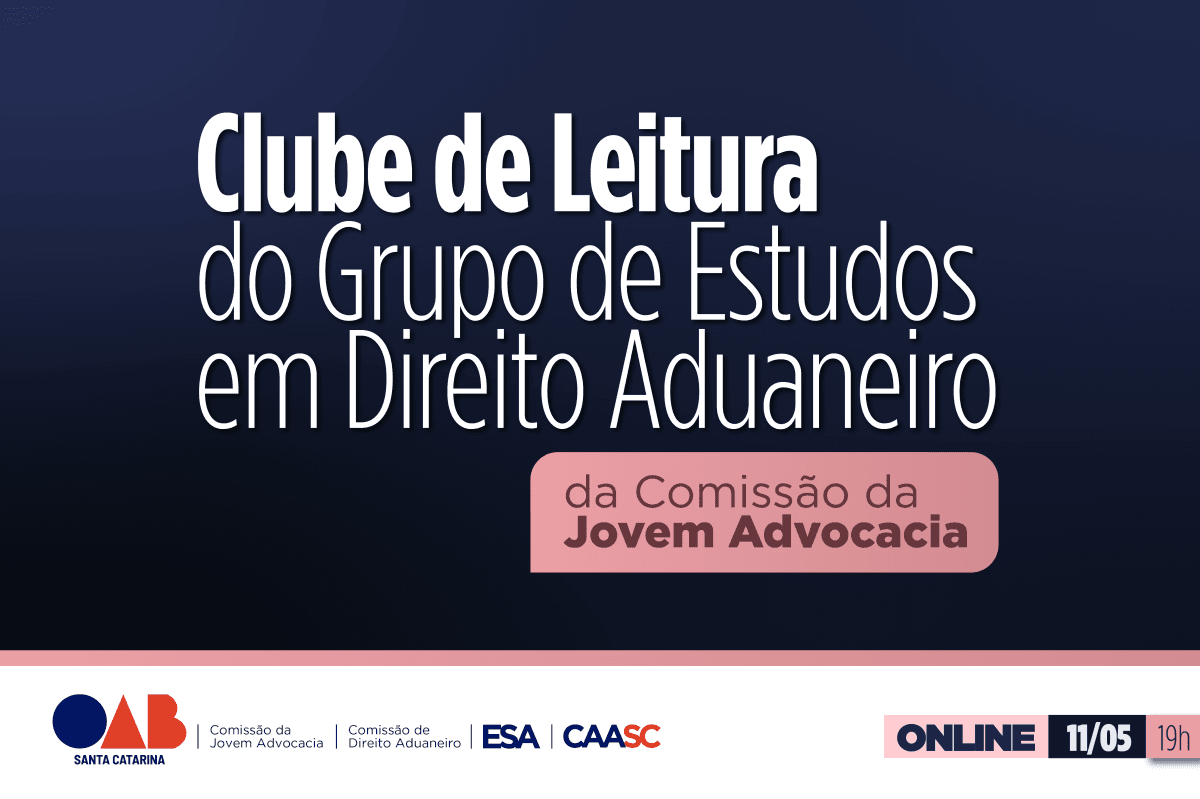 Clube de Leitura em Direito Aduaneiro