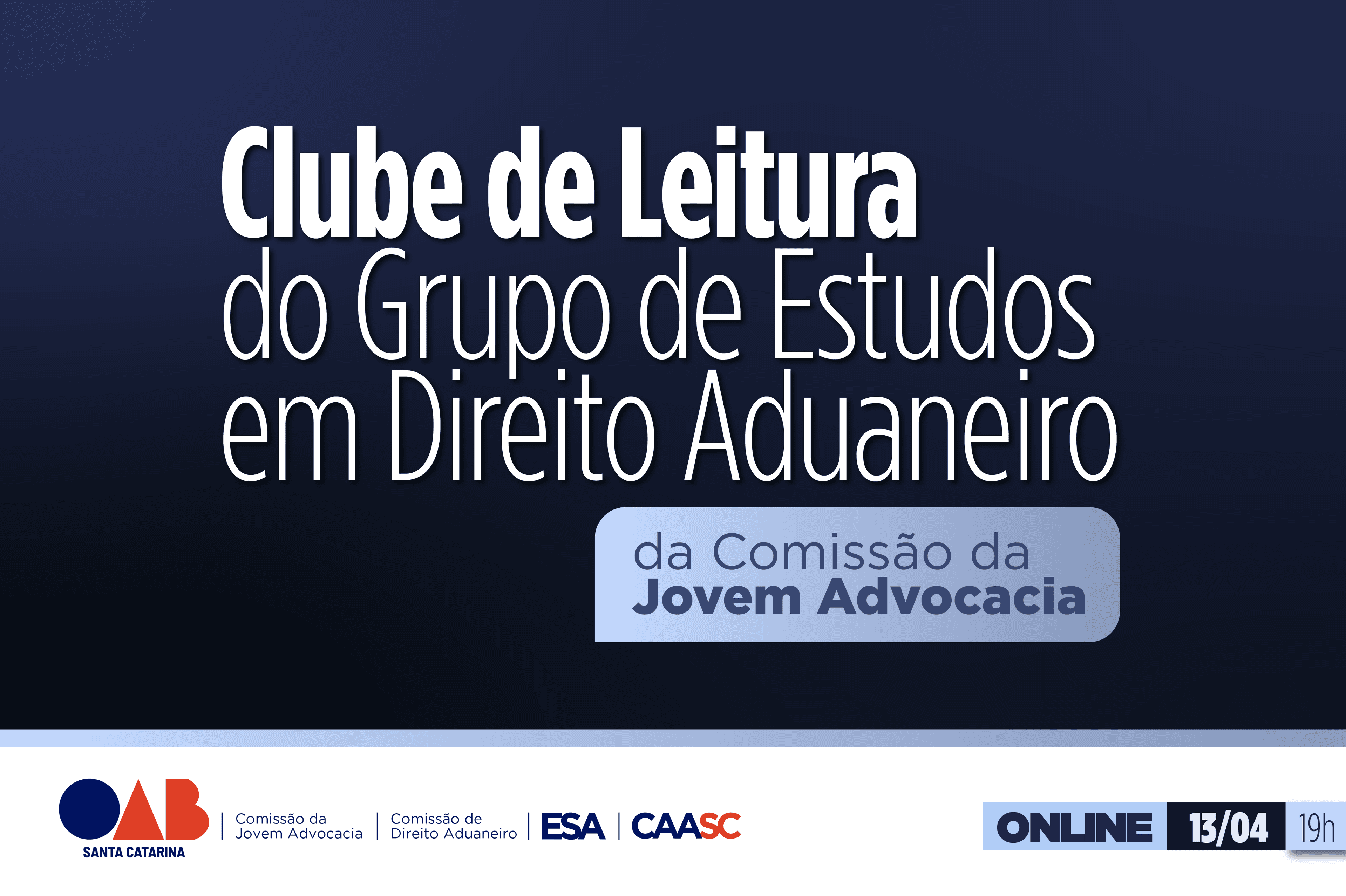 Clube de Leitura em Direito Aduaneiro inicia ciclo de debates nesta segunda (13)
