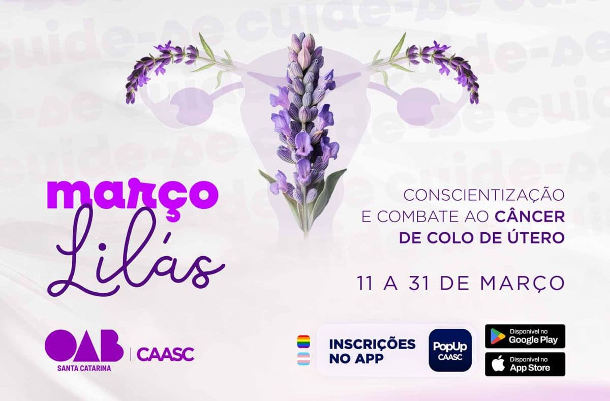Sistema OAB/SC e CAASC lançam campanha de prevenção à saúde da mulher com exames gratuitos durante o Março Lilás