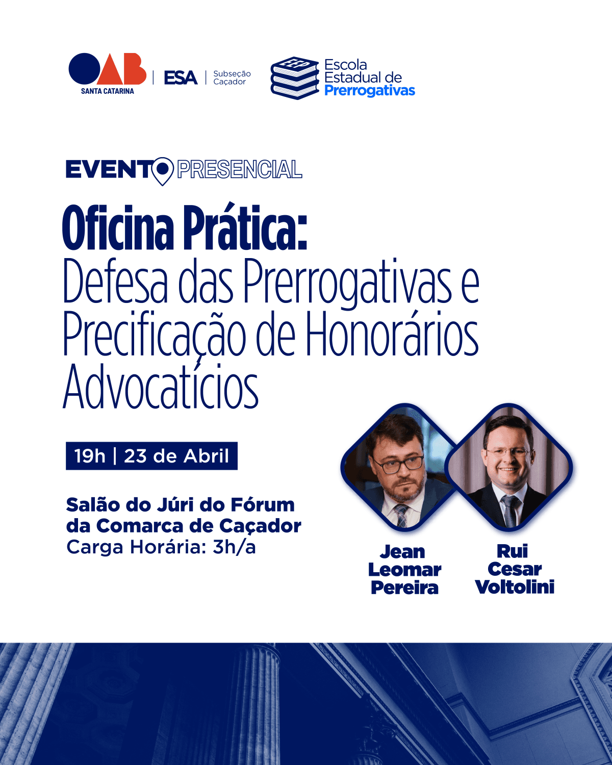 Oficina Prática – Defesa das Prerrogativas e Precificação de Honorários Advocatícios 2