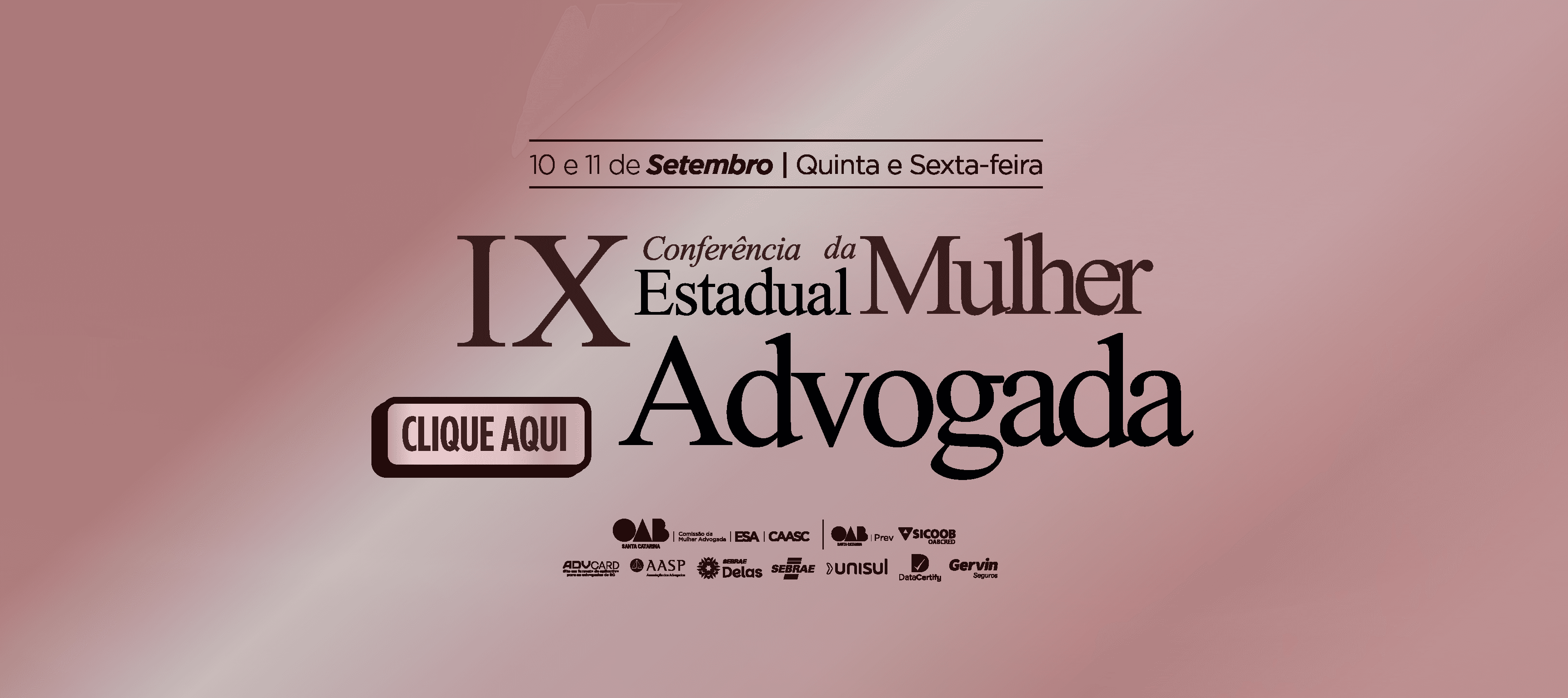 Conferência da Mulher Advogada