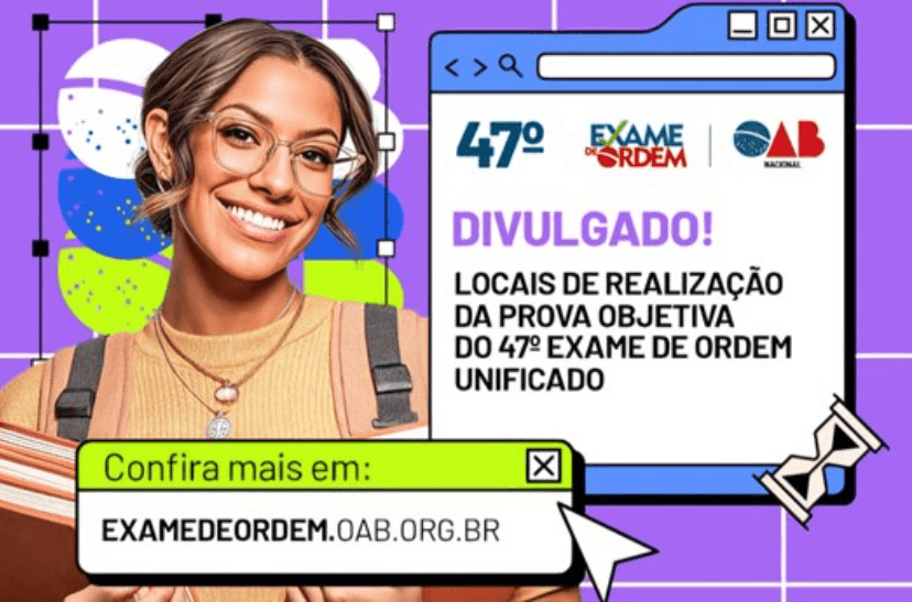 Confira os locais de prova da primeira fase do 47º Exame de Ordem Unificado