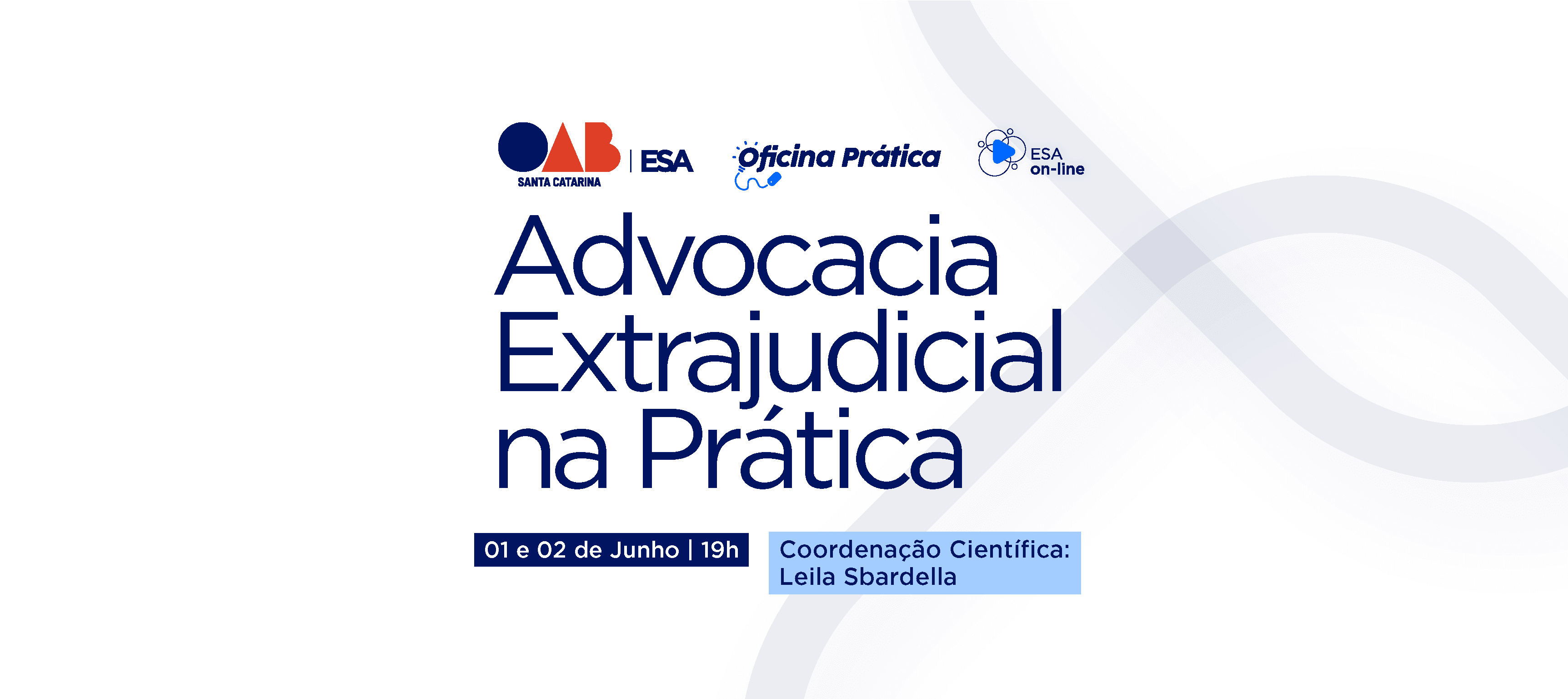 OAB/SC e ESA promovem oficina prática sobre Advocacia Extrajudicial no mês de junho