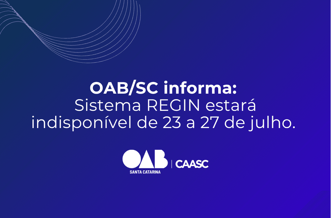 Comunicado: Sistema REGIN